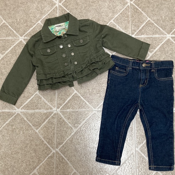 Toddler Denim Jacket and Jeans - Picture 1 of 8
